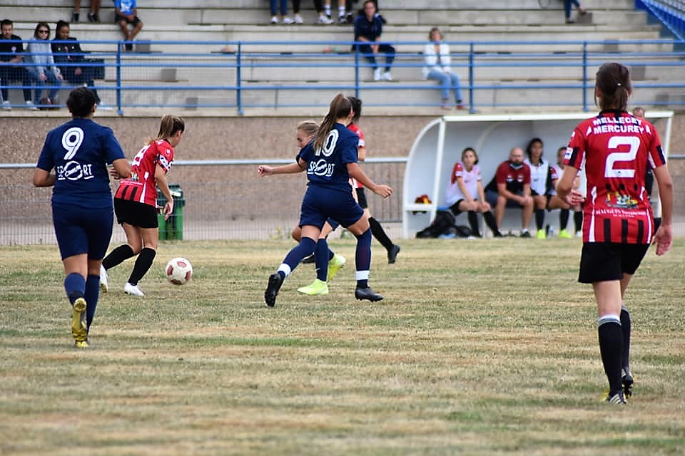 Mellecey Mercurey contre US Blanzy Féminines