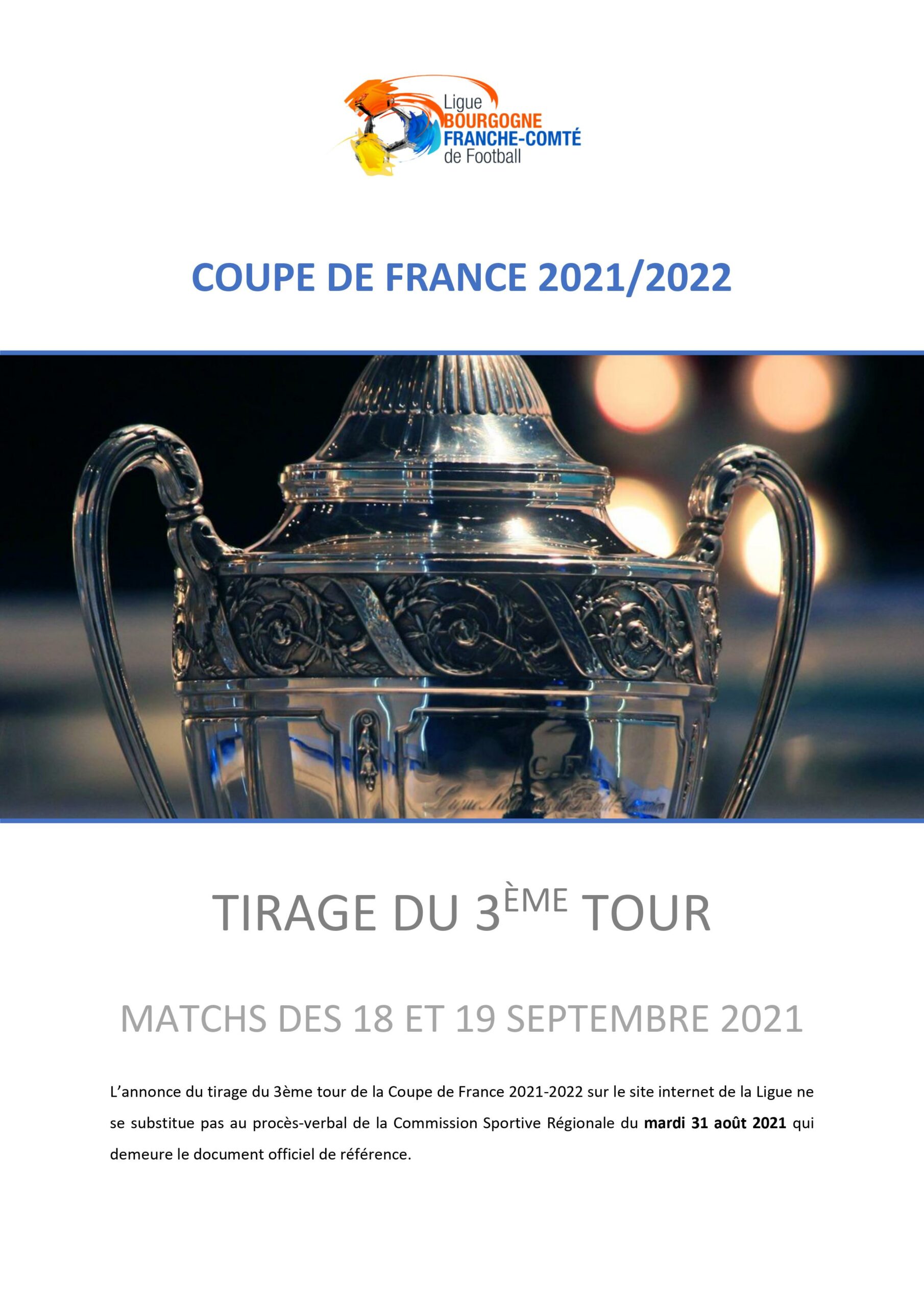 coupe de France 3ème troisième tour
